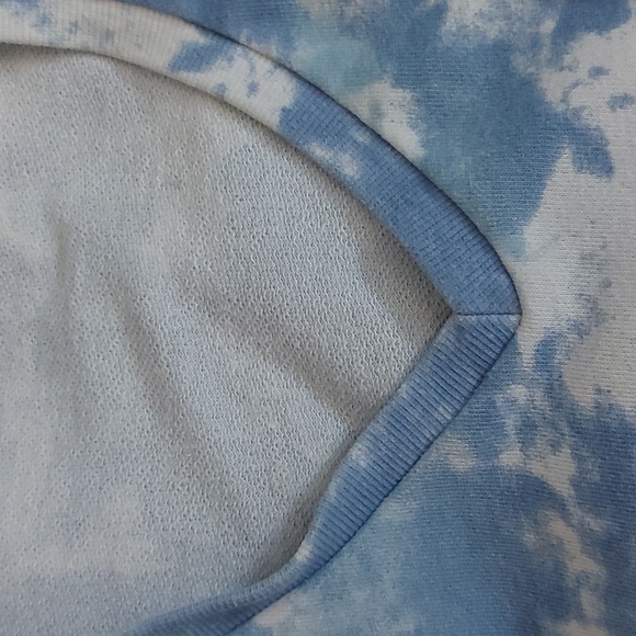 Hippie Rose Cropped Tie Dye Sweatshirt - Picture 3 of 9